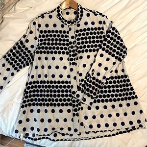 Zuri Print Long Sleeve Blouse